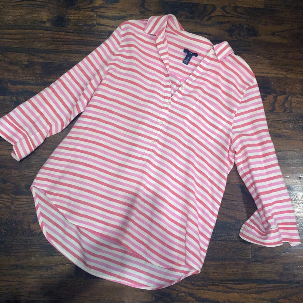 Striped Linen Blouse